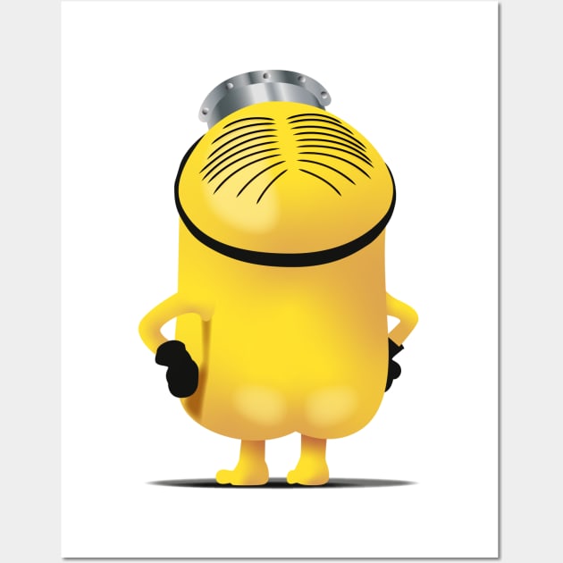 Minions - Stuart Standing Wall Art by deancoledesign